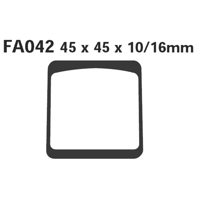 Ebc Pastiglie freno Yamaha Rd 50/125/20079-80 FA042