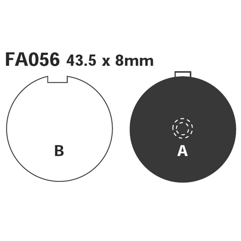 Ebc Pastiglie freno Hyosung Anteriore FA056