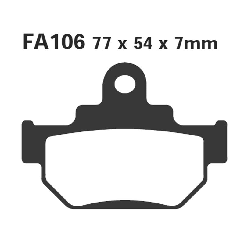 EBC Brake Pads Suzuki Tu 250 Front FA106TT