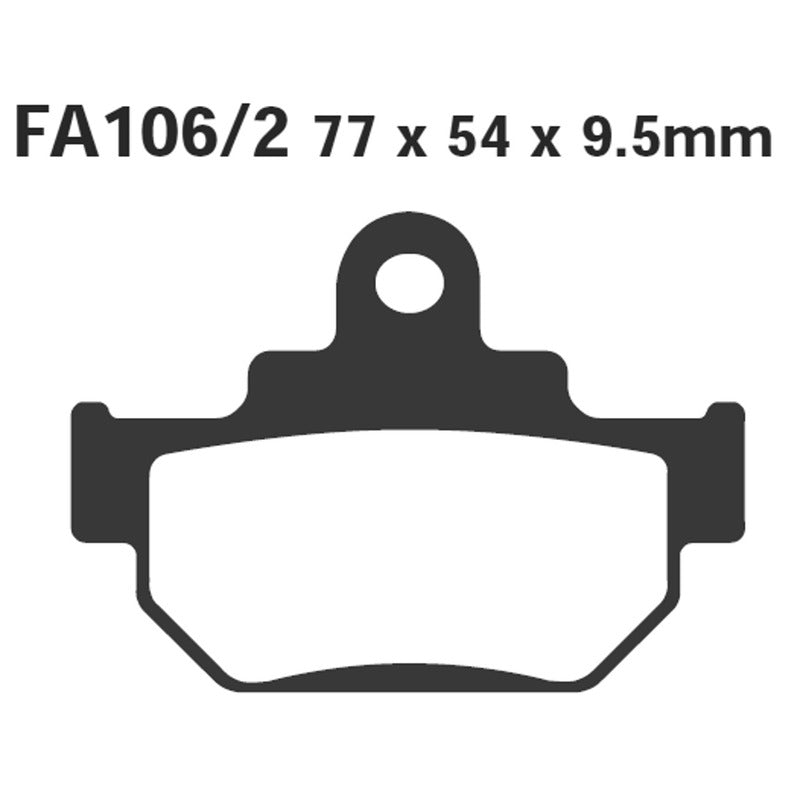 Ebc Pastiglie freno Suzuki Dr600 85 Anteriore FA106/2TT
