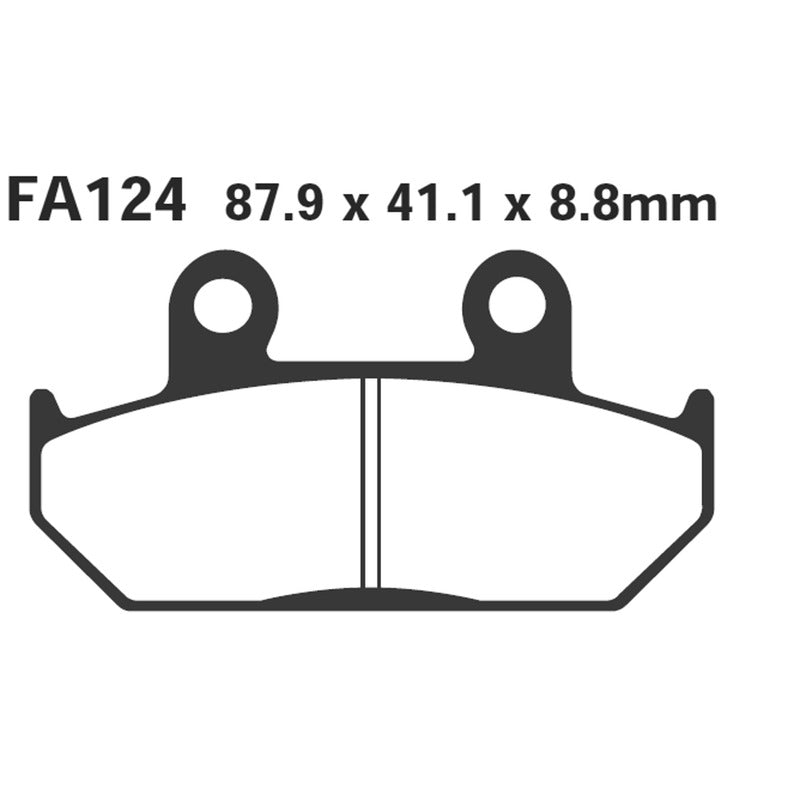 Ebc Pastiglie freno Honda Vfr 750 86-87 Anteriore FA124