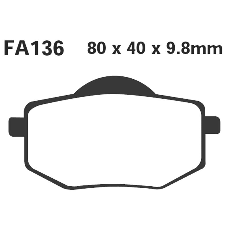 Ebc Pastiglie freno Yamaha XV 535 Virago Anteriore FA136