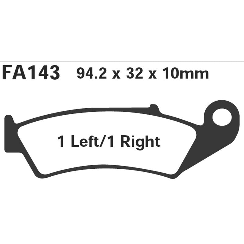 Ebc Pastiglie freno Honda Vfr 750 -90 Posteriore FA143