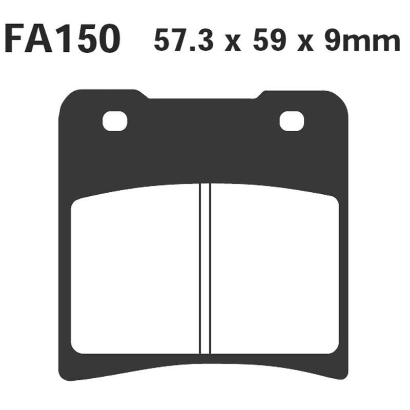 EBC Bremsbeläge Suzuki GV 1400 86-88 Hinterachse FA150