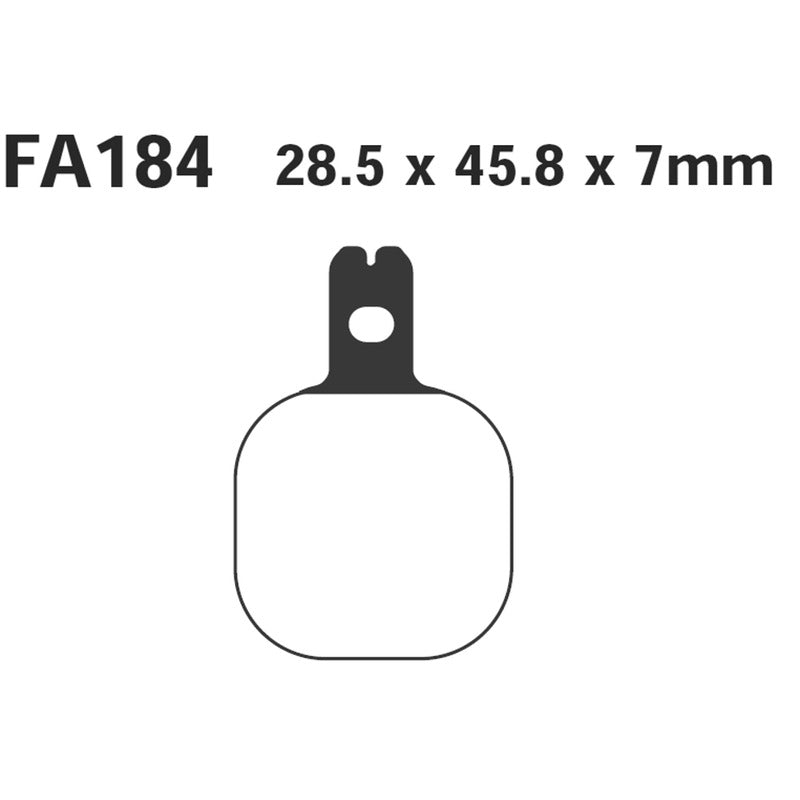 Ebc Pastiglie freno Pinza Isr 6 Pist. FA184