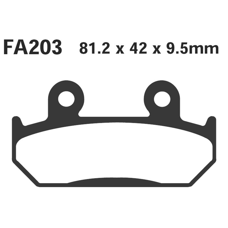 Ebc Pastiglie freno Honda Cbr 600 -94 Anteriore FA203