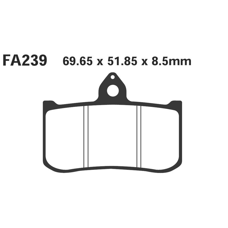 Ebc Brake Pads Honda Rs 125/250 Ant FA239