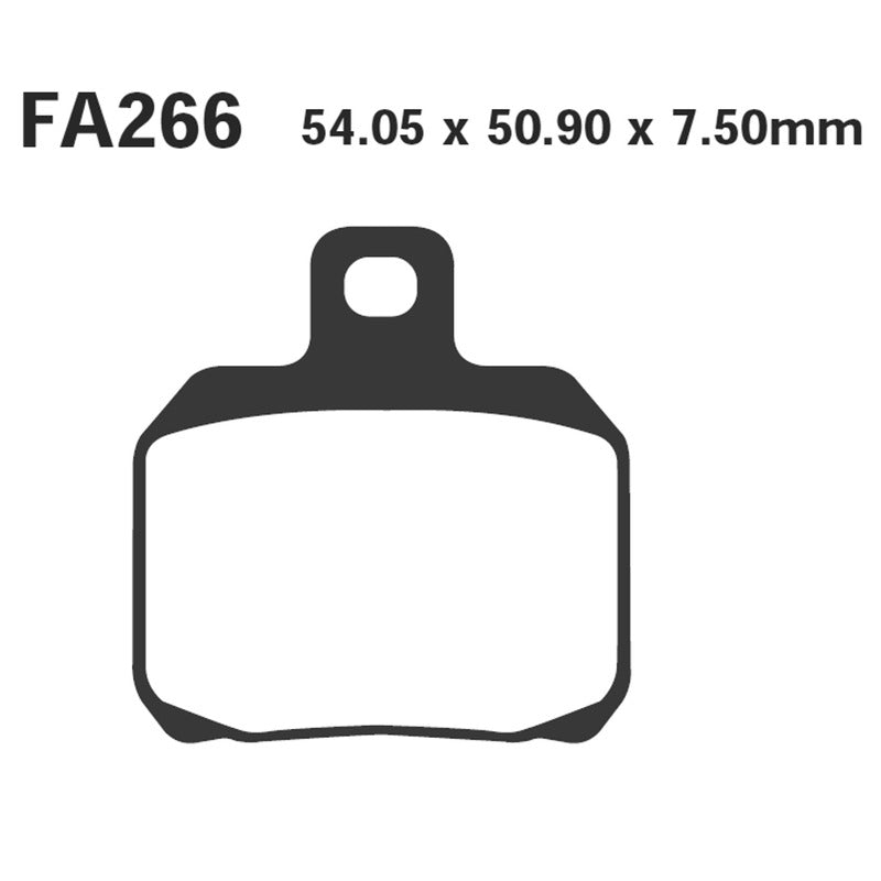 Ebc Pastiglie freno Ducati 999-1098 Posteriori Multistrada-Aprilia Rsv1000 FA266