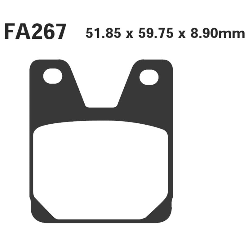 Ebc Pastiglie freno Yamaha Yzf R1 98-00 Posteriore FA267