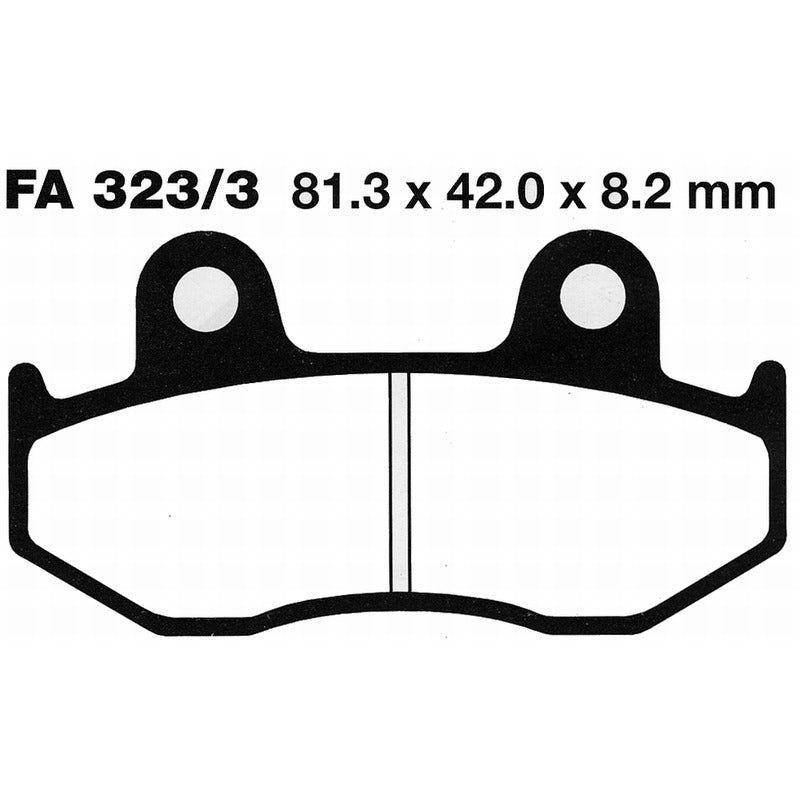 Ebc Pastiglie freno Suz.Burgman 250/400 Posteriore FA323/3