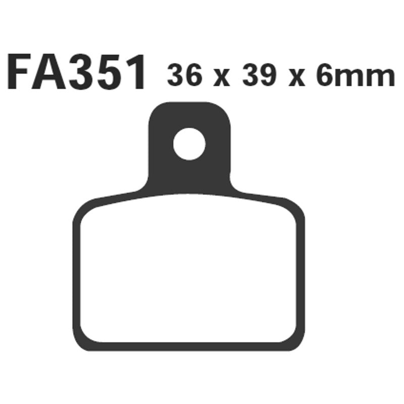 Ebc Pastiglie freno Tt Gas Gas Txt 125/250/280/300 FA351TT