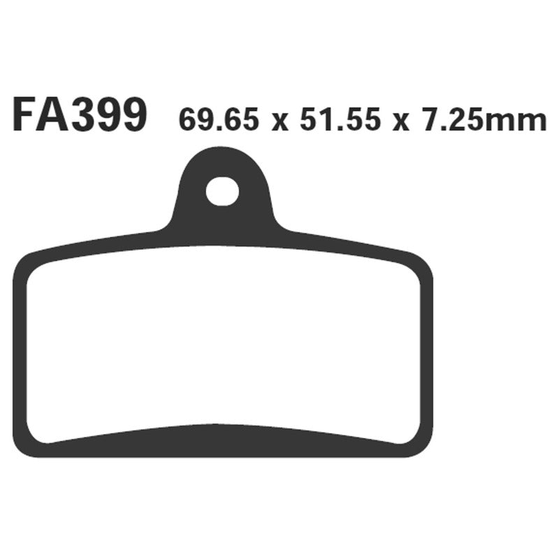 Ebc Brake Pads Derbi Gpr 125 04-06 Front FA399