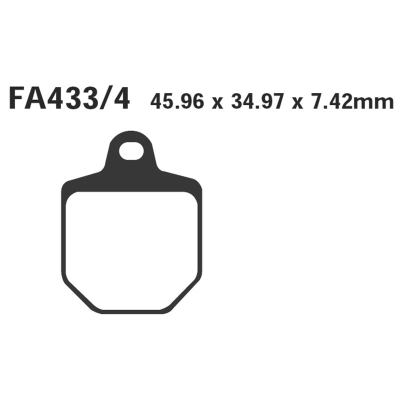 Ebc Set Past.Ktm Smr450/560 Anteriore FA433/4