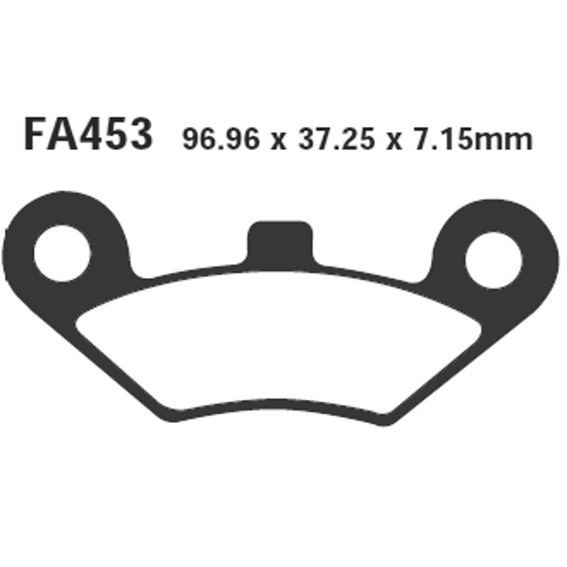 Ebc Brake Pads R Quadzilla 300/500 06- FA453R