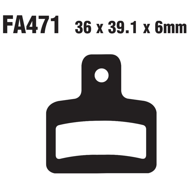 Ebc Pastiglie freno Scorpa 125/250/28003- Posteriore FA471