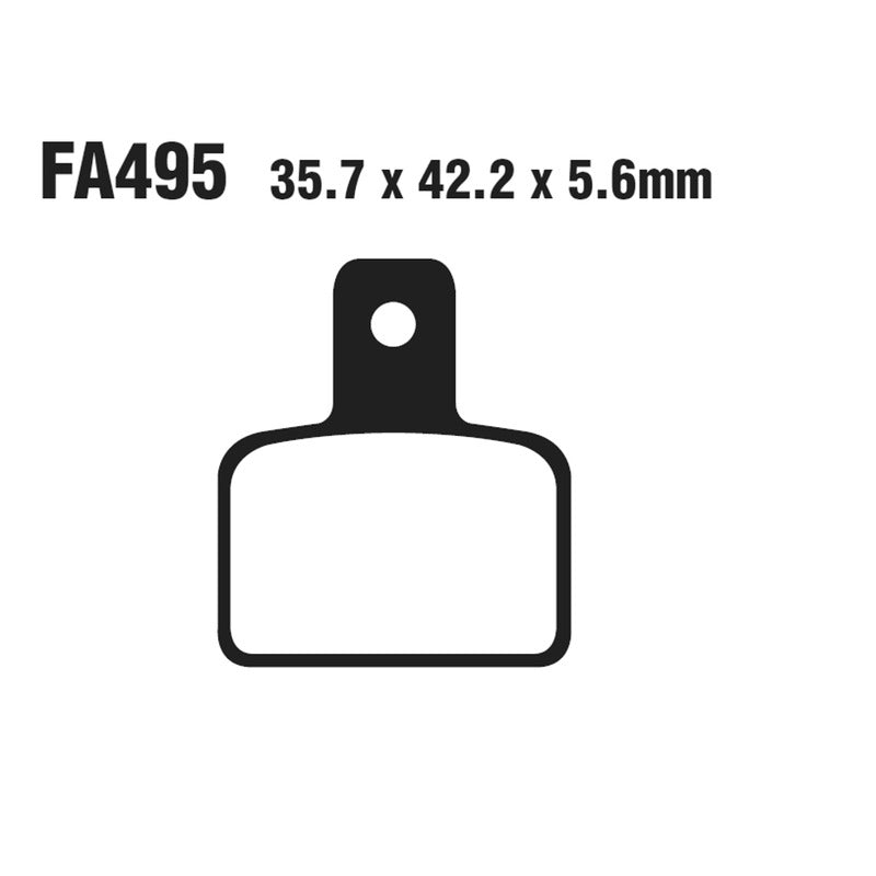 Ebc Pastiglie freno Beta Evo 125/200 09- FA495