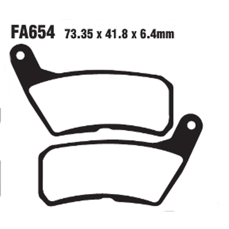 Ebc Pastiglie freno Hm Cre 50/125 FA654