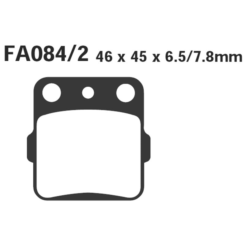 Ebc Brake pads R Honda Act 200 X 83- FA084/2R