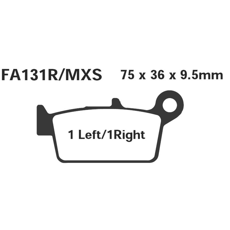 Ebc Brake Pads R Honda Cr-Cre-Crm xr FA131R