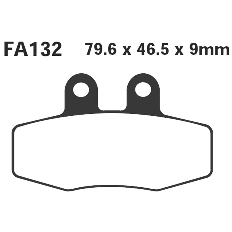 Ebc Brake Pads R Ktm-Maico Front/Rear FA132R