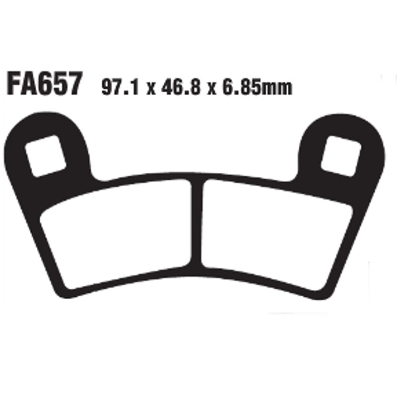 Ebc Brake Pads R Polaris 900 Rzr FA657R
