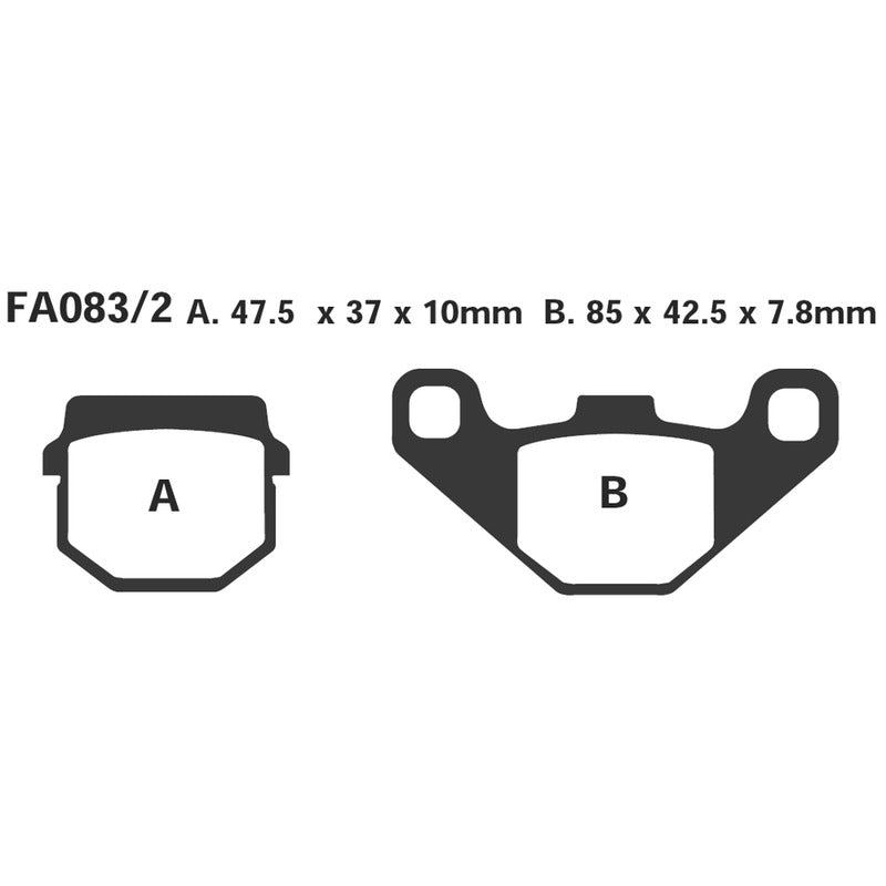 Ebc Pastiglie freno Sfa Nrg Power Anteriore SFA083/2