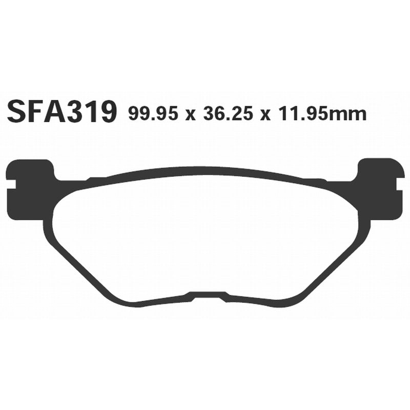 EBC Brake Pads Sfa Yamaha T-Max 500 Rear SFA319