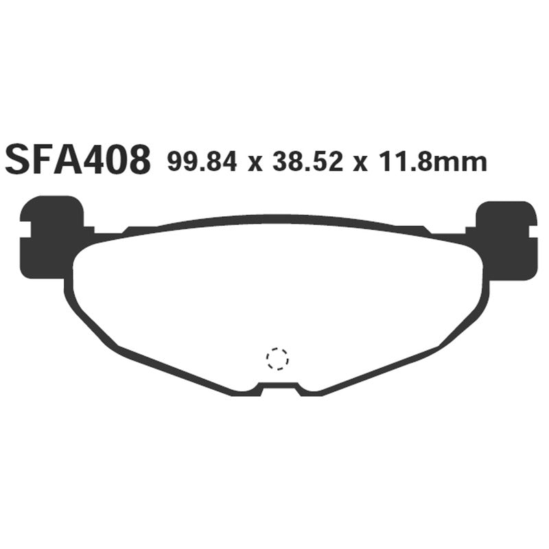 Ebc Pastiglie freno Sfa Hh Yamaha Majesty 400 T-Max 500 Posteriore SFA408HH