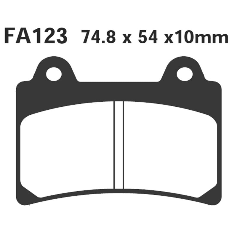 Ebc HH Brake Pads Yamaha TDM 850-95 Front FA123HH