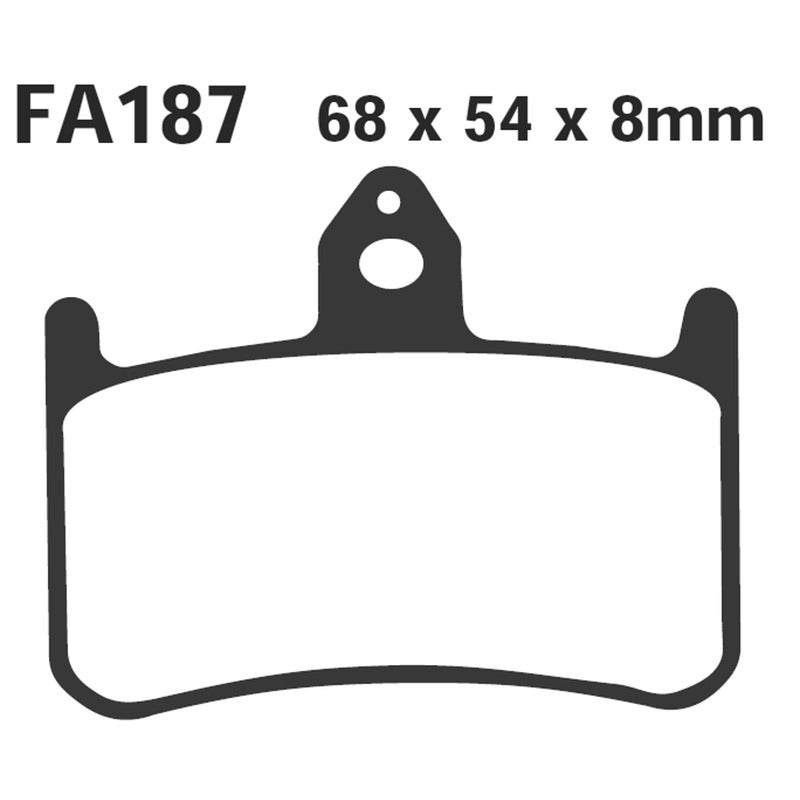 Ebc Pastiglie freno Hh Honda Hornet 900 Anteriore FA187HH