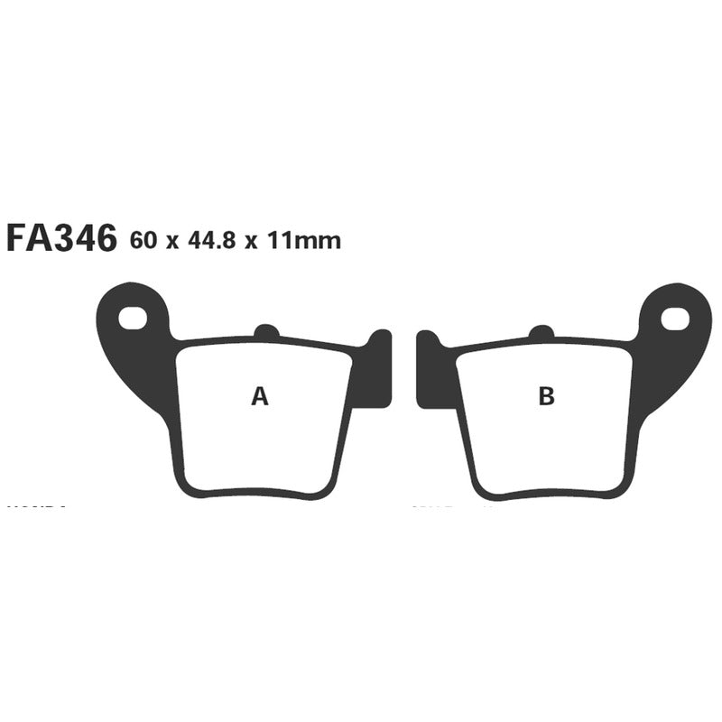 Ebc Pastiglie freno Epfa Hm Honda Dallara EPFA346HH