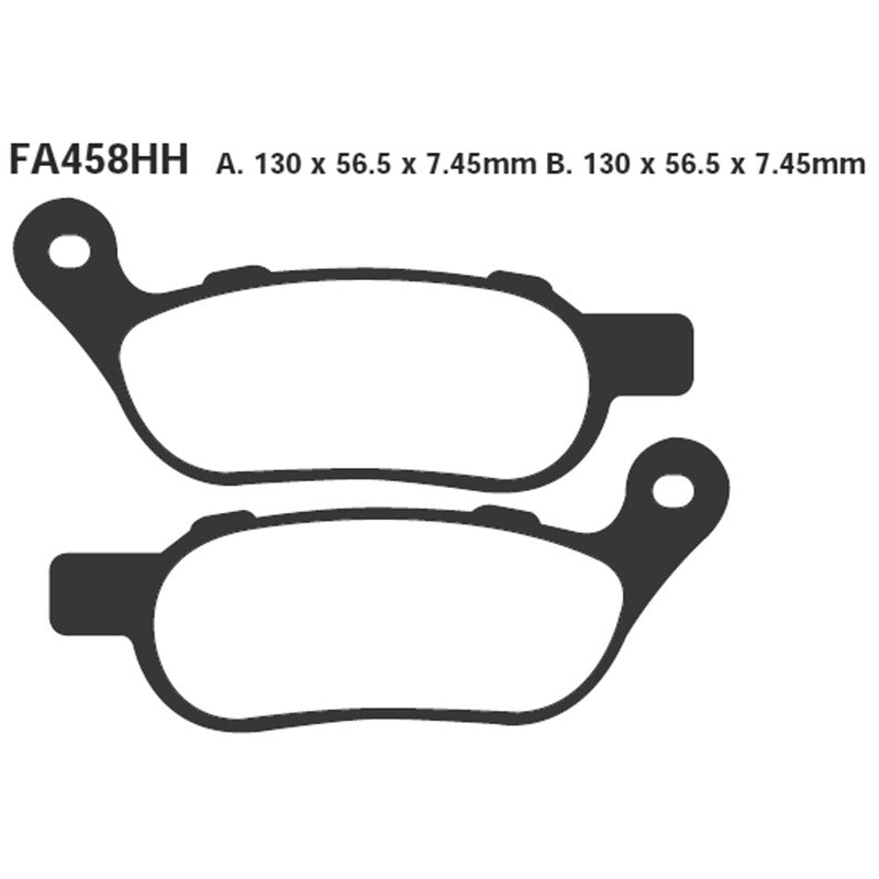 EBC Rear Brake Pads EPFA458HH for Harley Davidson
