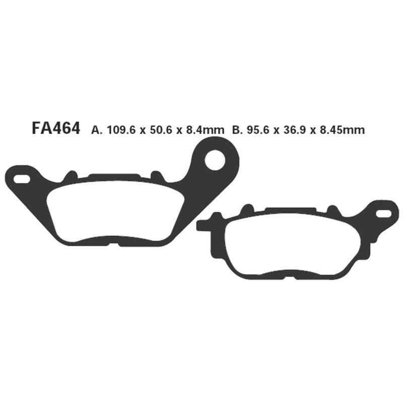 Ebc Brake Pads Sfac Yamaha N-Max 125/150 SFAC464