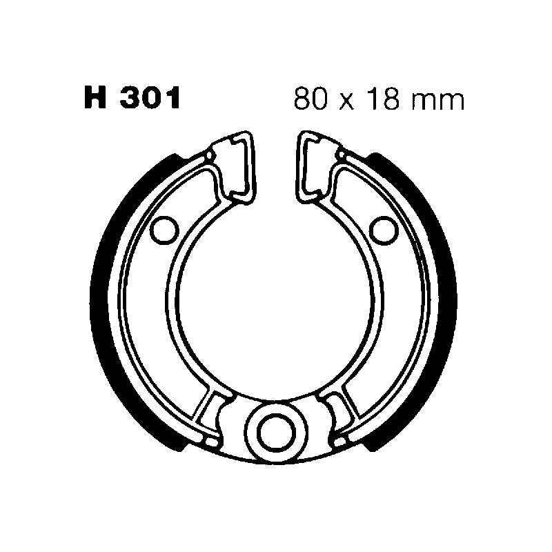 Ebc Ganasce Freno Honda Ns 50 H301