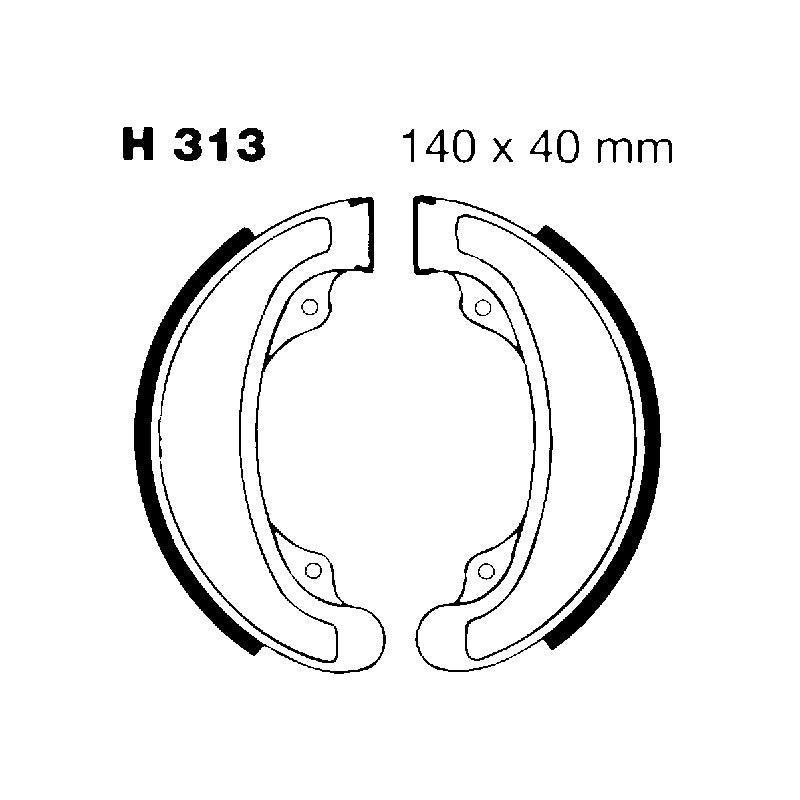 Ebc Ganasce Freno Honda Cb 400 H313