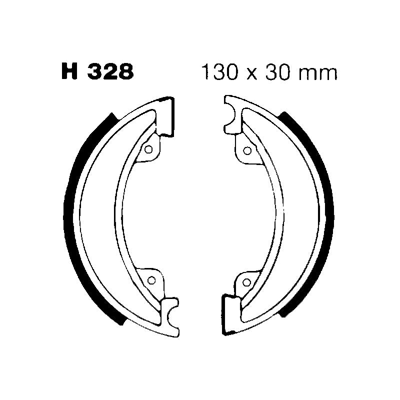Ebc Ganasce Freno Honda Cr250 R H328
