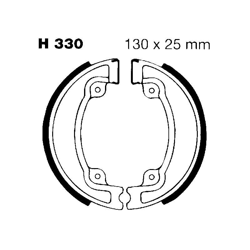 Ebc Ganasce Freno Honda Xl250 R H330