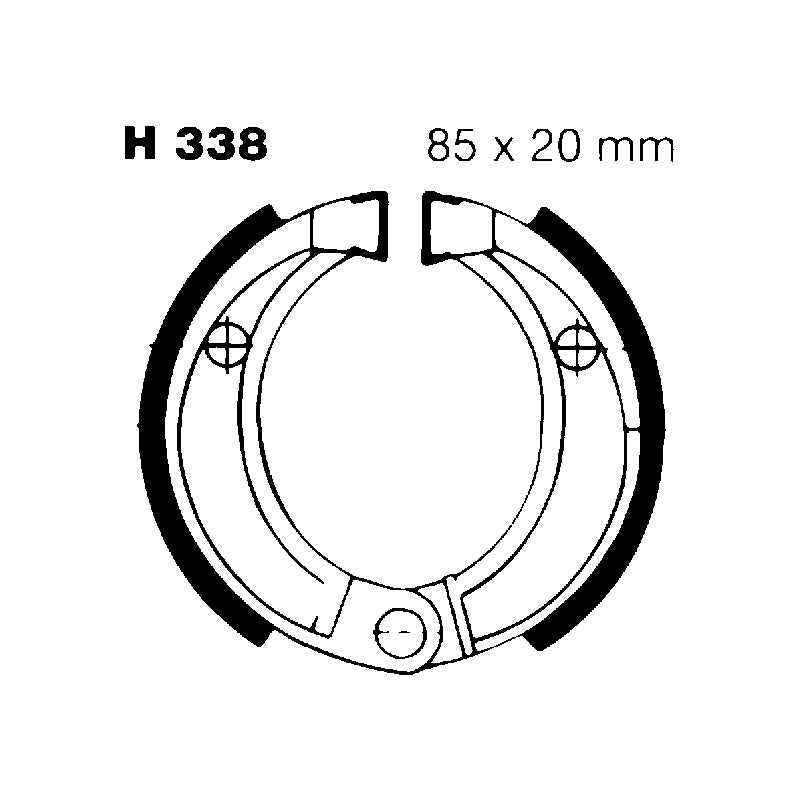EBC Brake Shoes Arctic Cat-Polaris H338