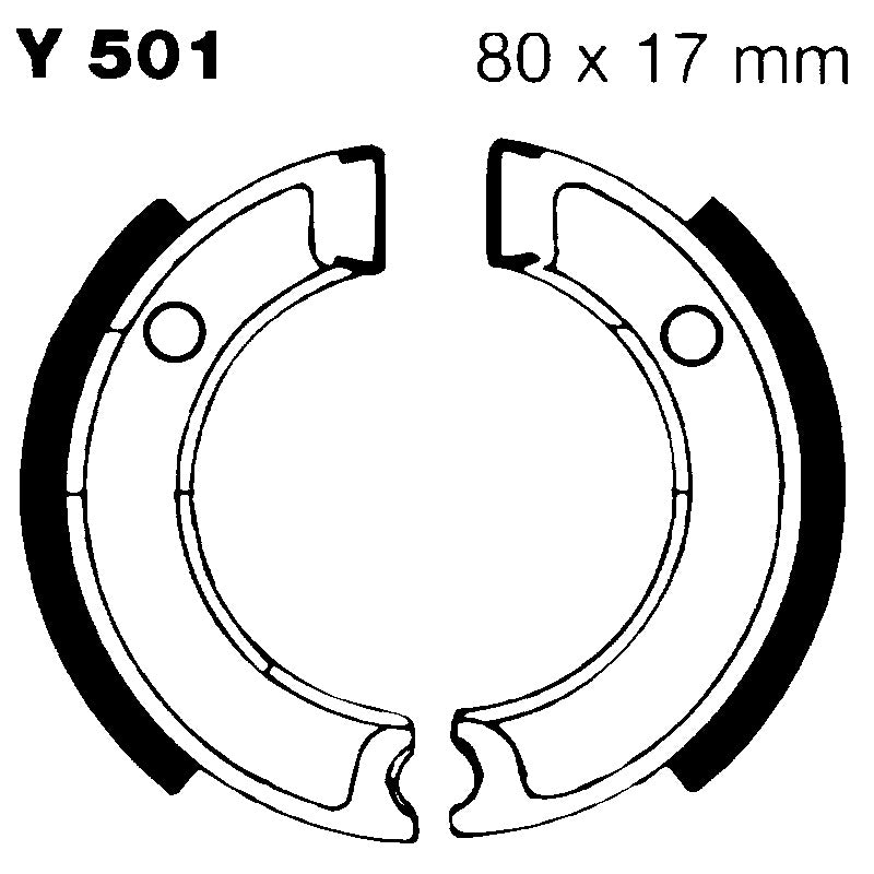 Ebc Ganasce Freno Yamaha Pw 50-Sh50 Y501