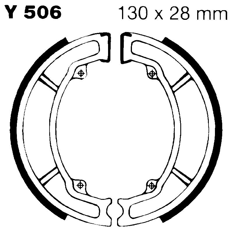 Ebc Ganasce Freno Yamaha Xc 125 Beluga Y506