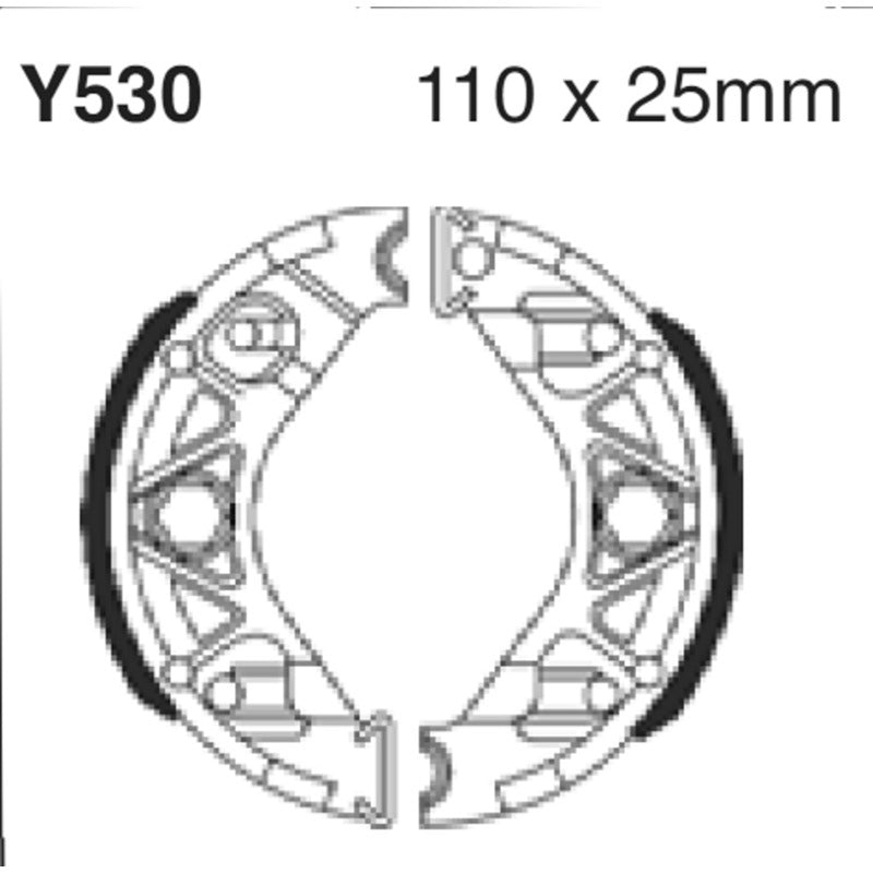 Ebc Ganasce Freno Yamaha Bws 50, Cv 50Jog Y530