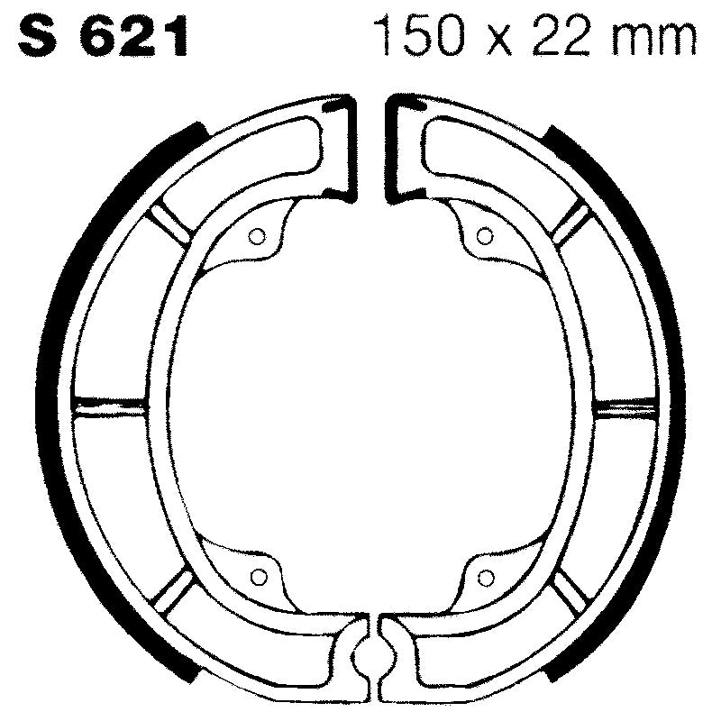 Ebc Ganasce Freno Suzuki Rm250 S621
