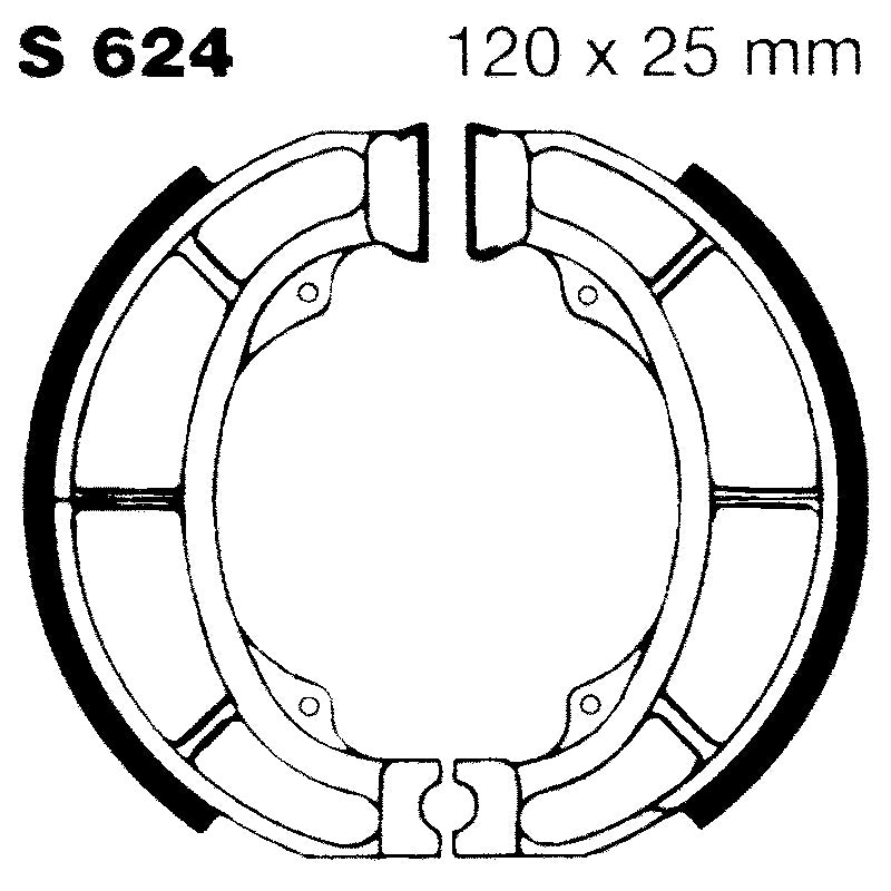 Ebc Ganasce Freno Suzuki Cp50 Chf S624