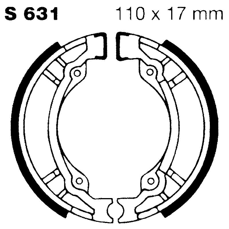 Ebc Ganasce Freno Suzuki Cp50 C S631
