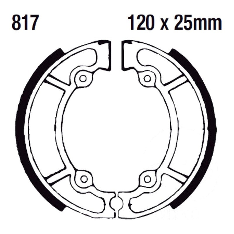 Ebc Ganasce Freno Aprilia Habana 50 817