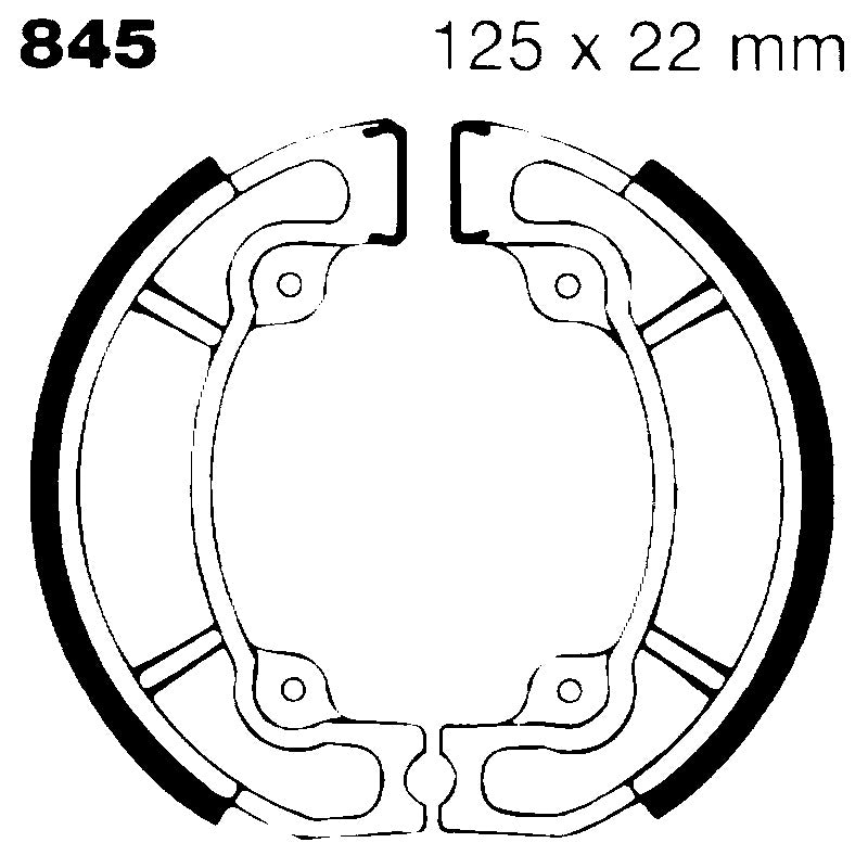 Ebc Ganasce Freno Cagiva Aletta Rossa 845