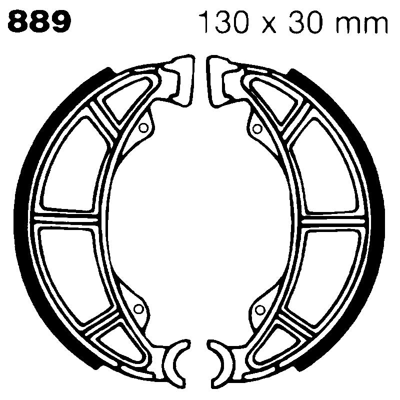 Ebc Ganasce Freno Montesa 889