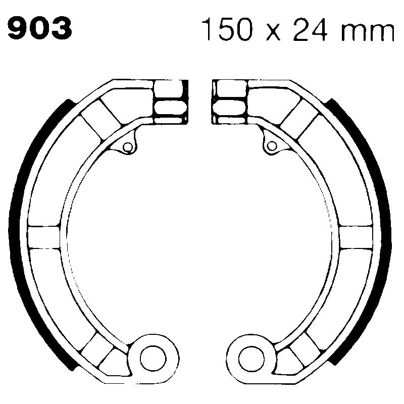Ebc Ganasce Freno Piaggio vespa Px V903