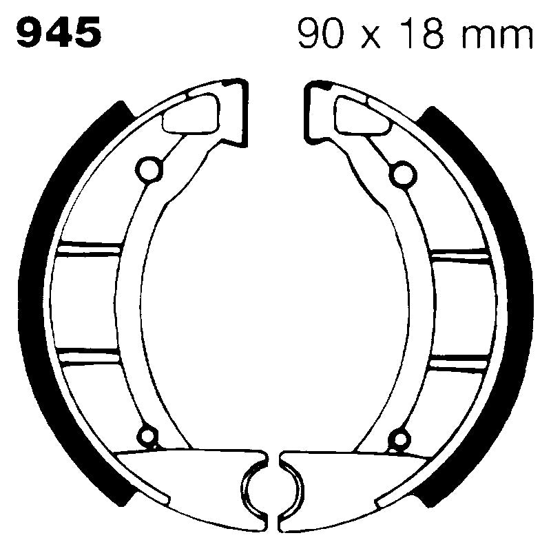 Ebc Ganasce Freno Fantic Issimo / Puchmaxi 945