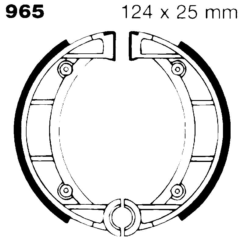 Ebc Ganasce Freno 965 965